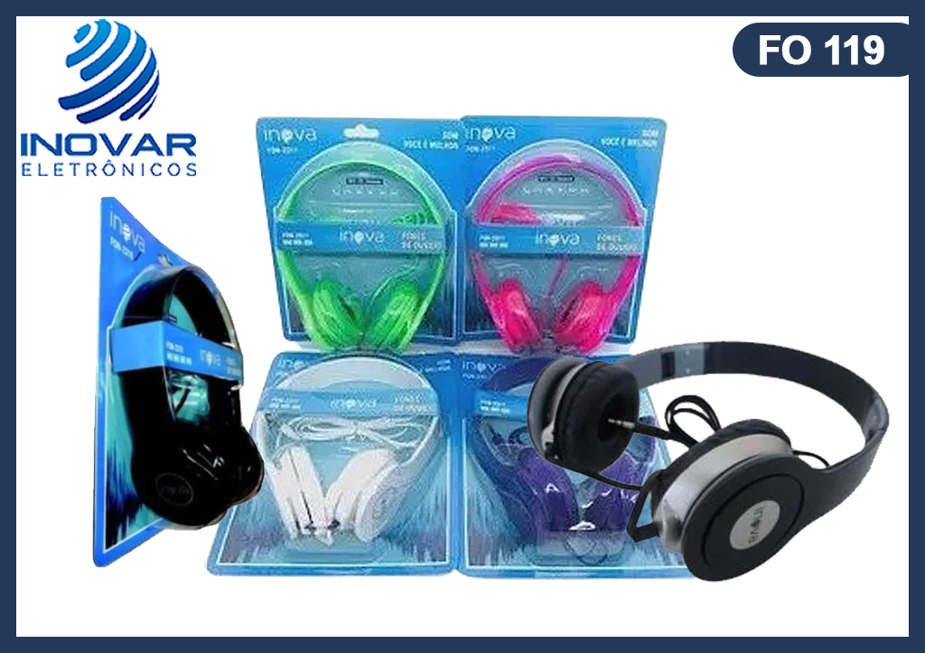FO 119 HEADPHONE COM MICROFONE INOVA FON-2310 OFF