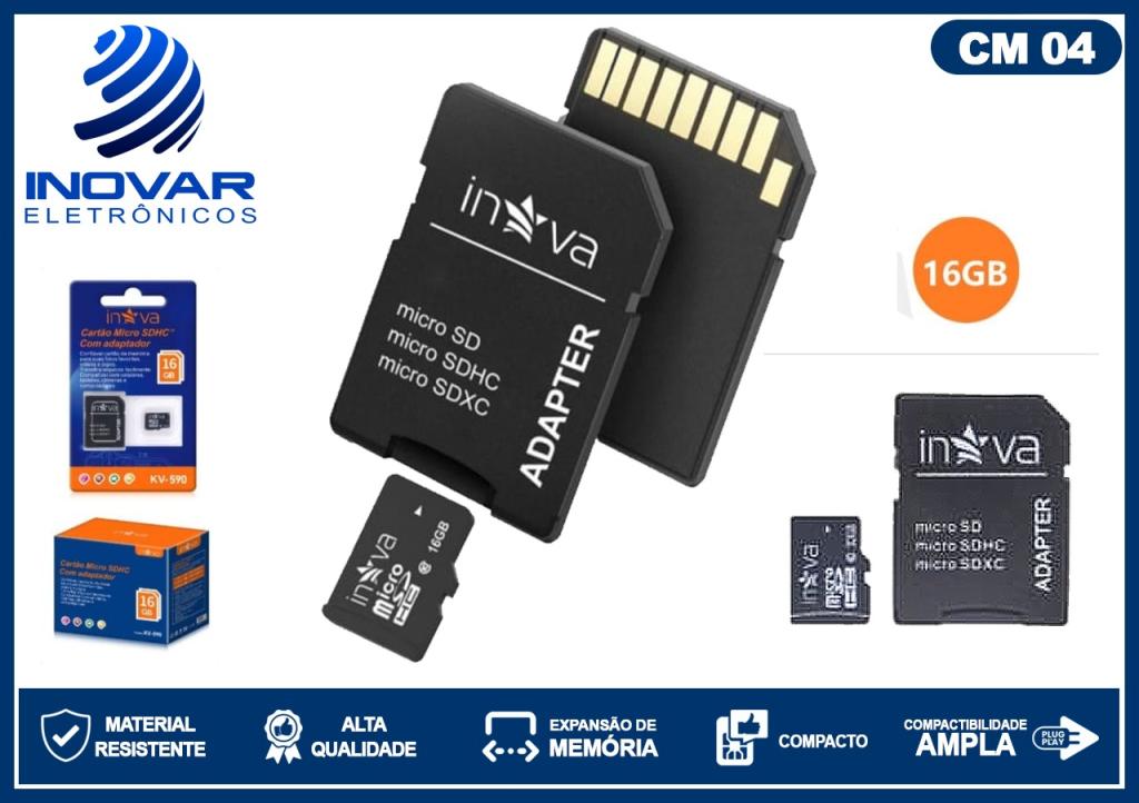 CM 04 CARTÃO DE MEMORIA 16 GIGAS CLASSE 10 MD-590