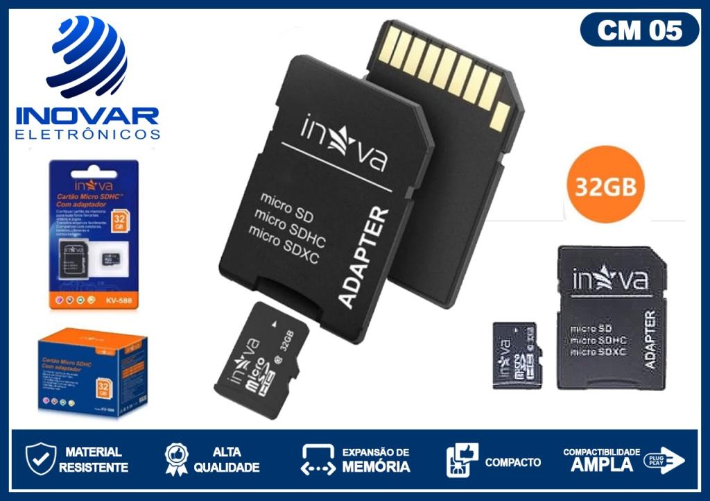 CM 05 CARTÃO DE MEMORIA 32 GIGAS CLASSE 10 MD-588 KA-C32