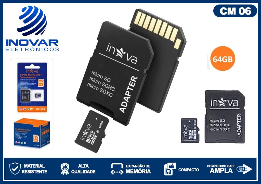 CM 06 CARTÃO DE MEMORIA 64 GIGAS MD-589