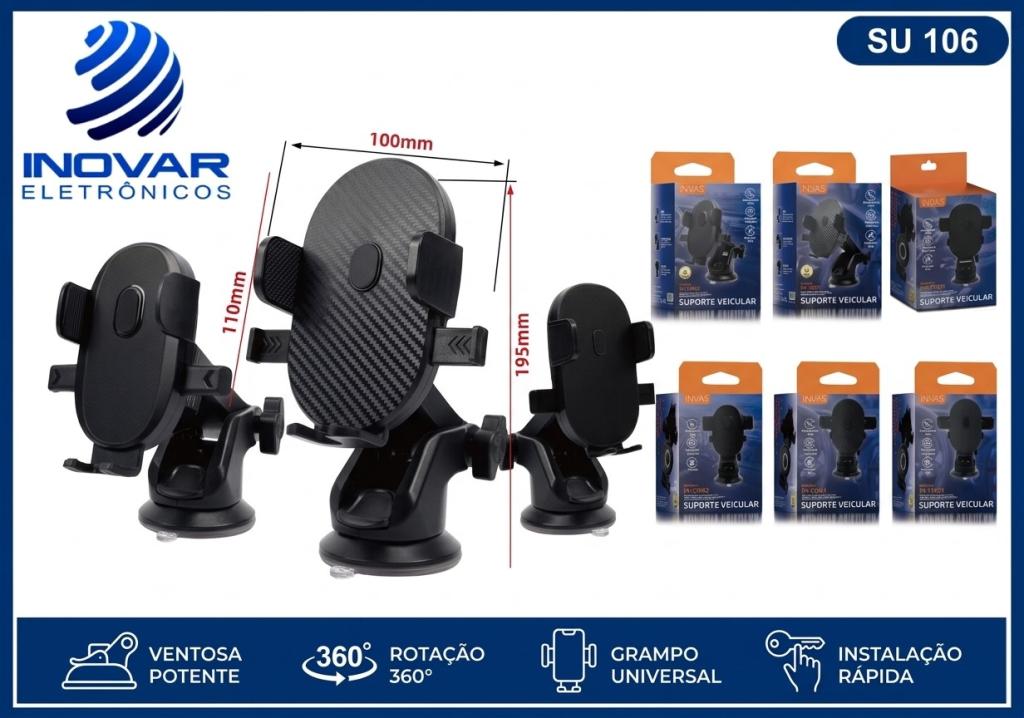 SU 106 SUPORTE DE CELULAR PARA CARROS AJUSTAVEL KV-5937 12877 128712879 12961 12962