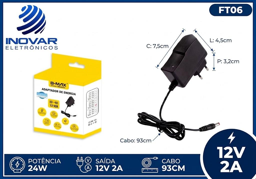 FT 06 FONTE UNIVERSAL 12V 2A BM-F4262