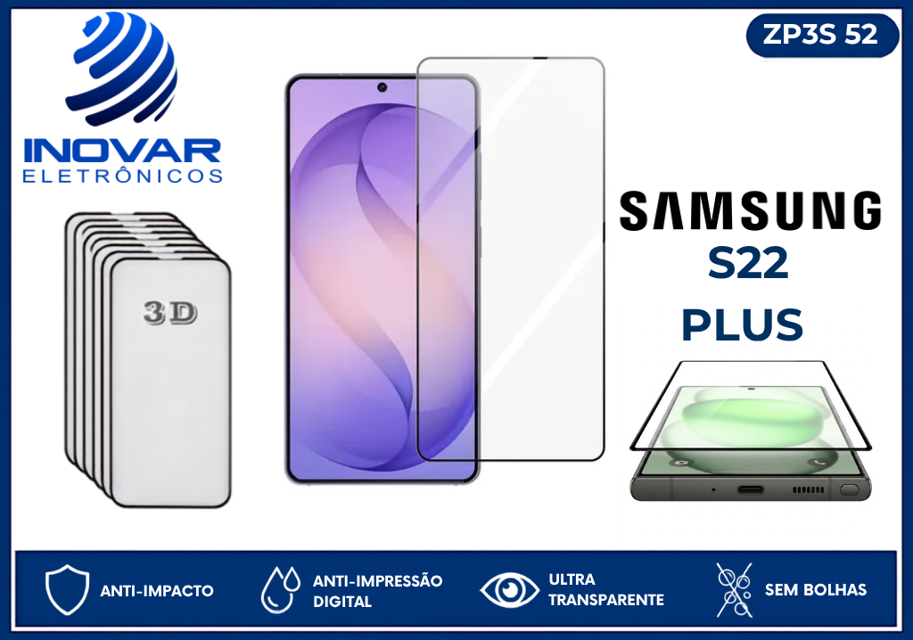 ZP3S 52 PELICULA 3D  SAMSUNG S22 PLUS