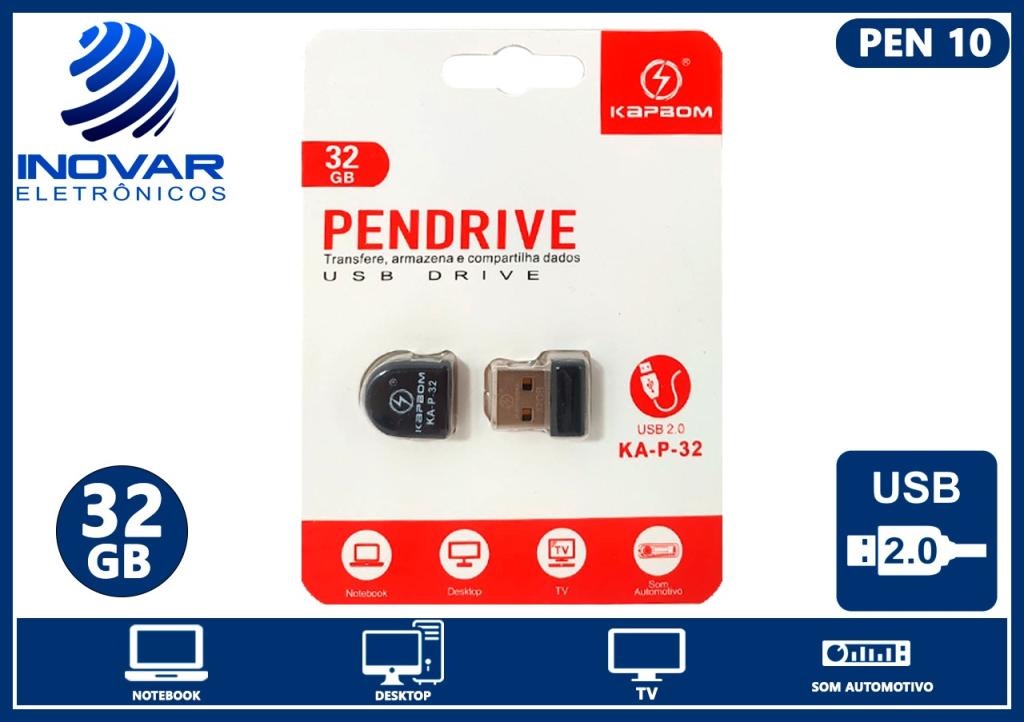 PEN 10 PEN DRIVE NANO 32 GIGAS KA-P-32