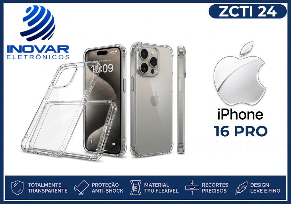 ZCTI 24 CAPA TPU ANTI IMPACTO APPLE IPHONE 16 PRO