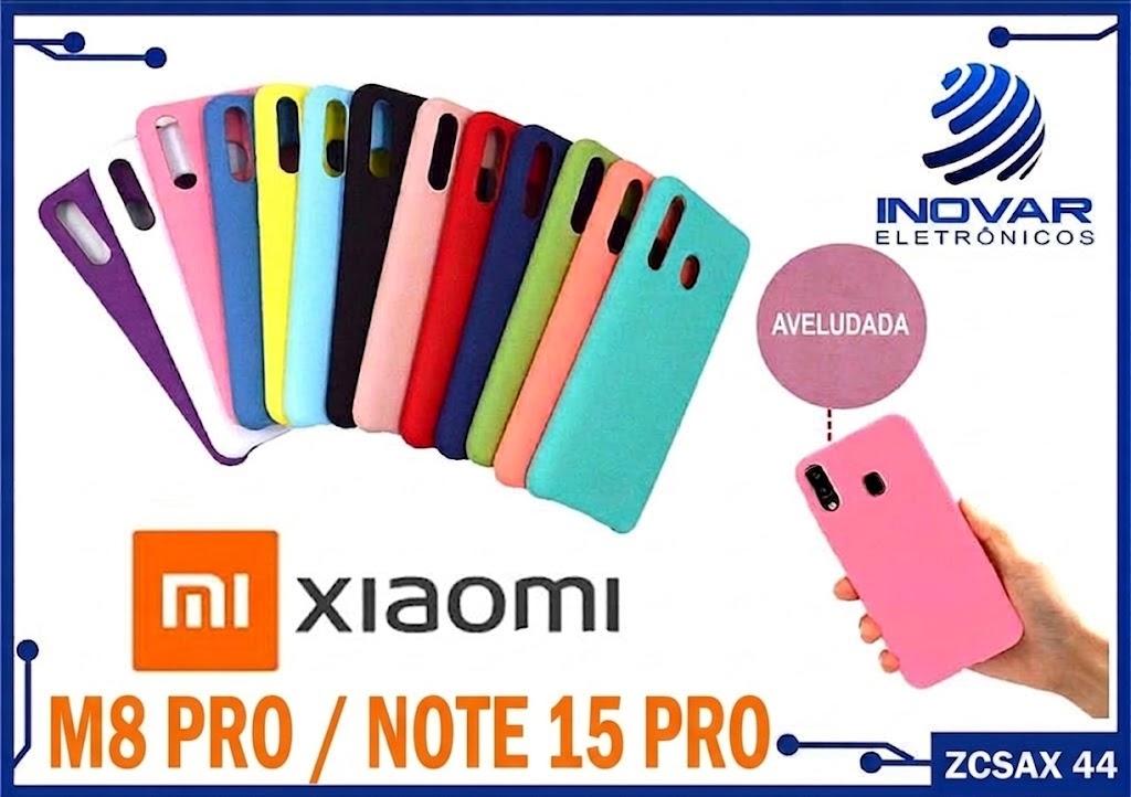 ZCSAX 44 CAPA SILICONE AVELUDADA (sem blister) XIAOMI M8 PRO/ NOTE 15 PRO