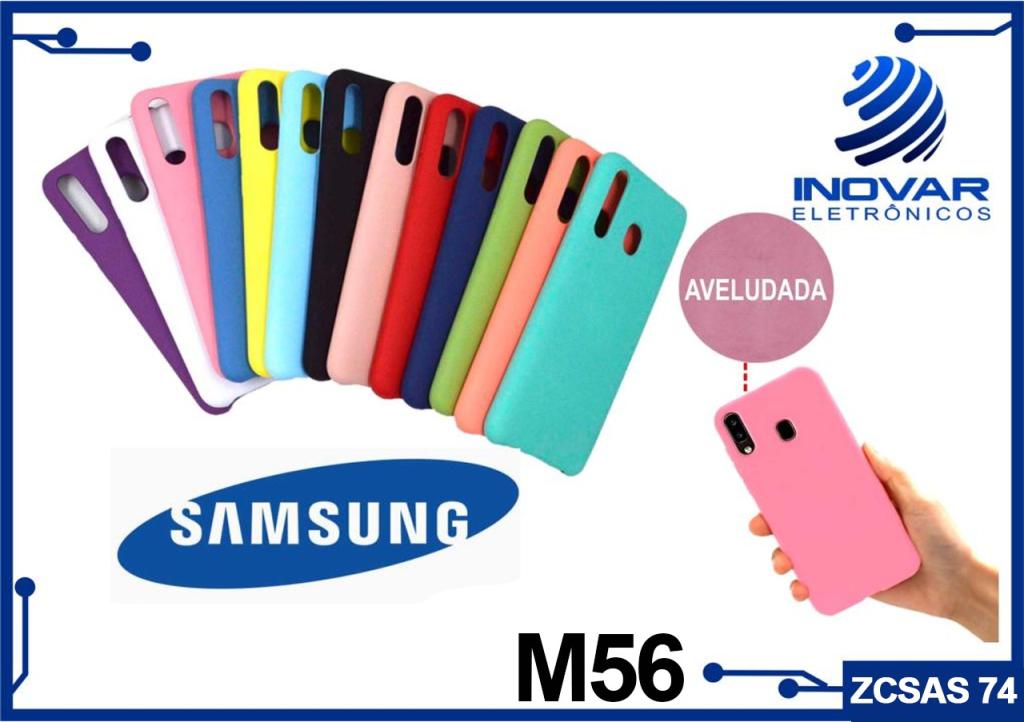 ZCSAS 74 CAPA SILICONE AVELUDADA (sem blister) SAMSUNG M56