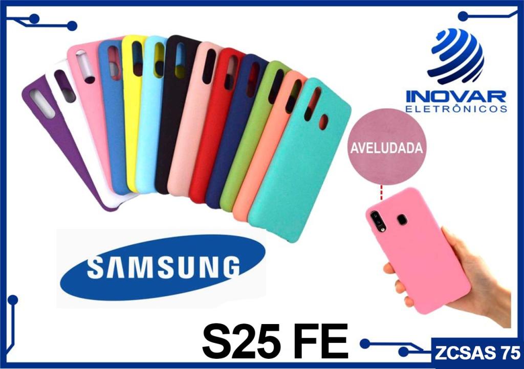 ZCSAS 75 CAPA SILICONE AVELUDADA (sem blister) SAMSUNG S25 FE