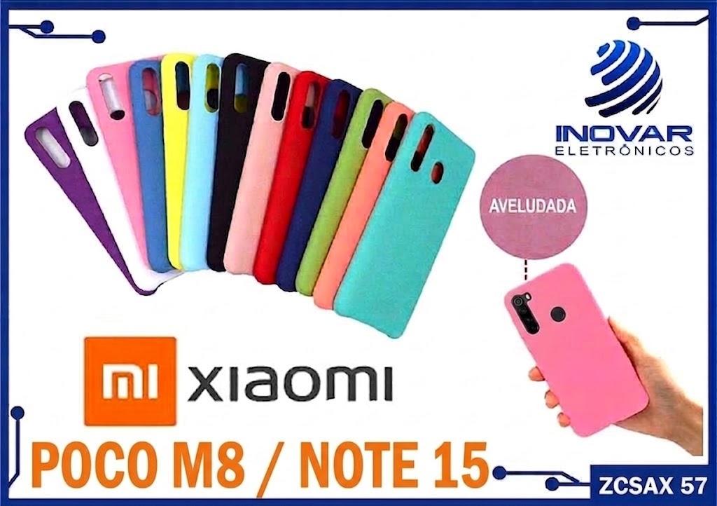 ZCSAX 57 CAPA SILICONE AVELUDADA (sem blister) XIAOMI POCO M8/ NOTE 15