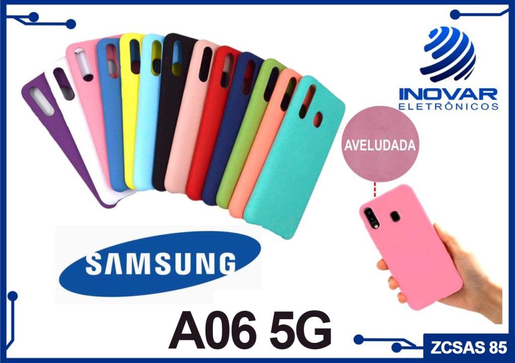 ZCSAS 85 CAPA SILICONE AVELUDADA (sem blister) SAMSUNG A06 5G