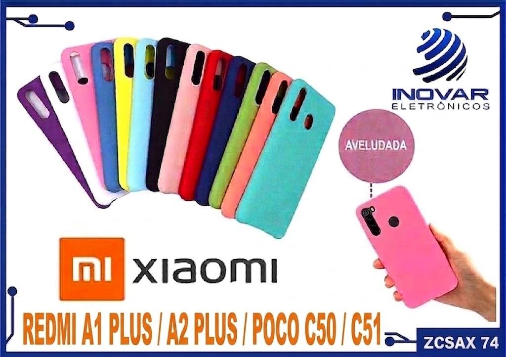 ZCSAX 74 CAPA SILICONE AVELUDADA (sem blister) XIAOMI REDMI A1 PLUS /A2 PLUS POCO C50 / C51...