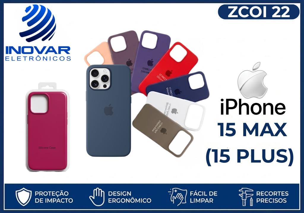 ZCOI 22 CASE SILICONE AVELUDADA IPHONE ORIGINAL 15 MAX (15 PLUS)