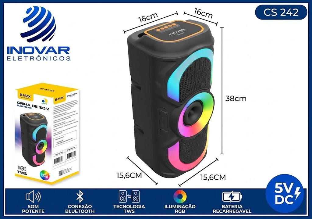 CS 242 CAIXA DE SOM BLUETOOTH MD-12270 S214
