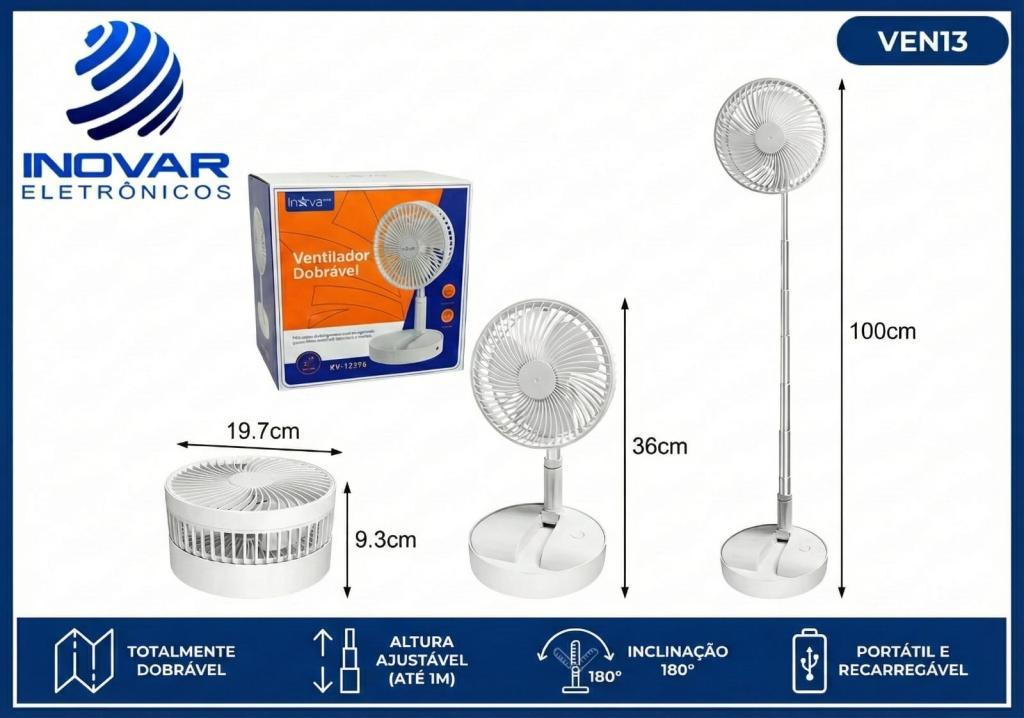 VEN 13 VENTILADOR DOBRAVEL  RETRATIL LE-5706 KV-12376