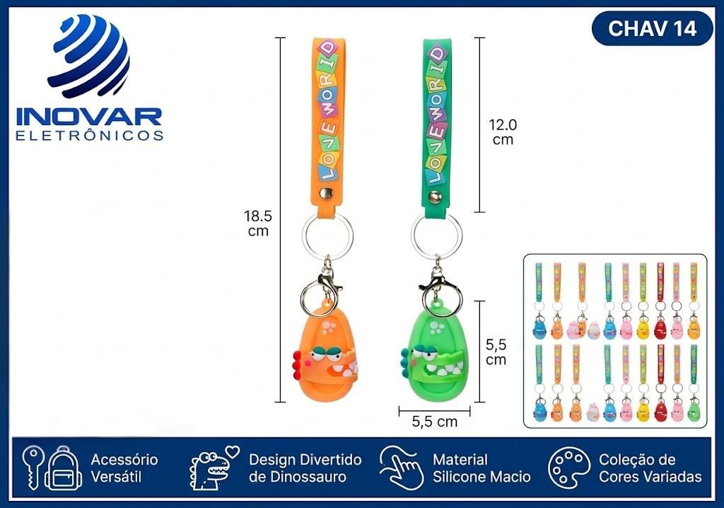 CHAV 14 CHAVEIRO PERSONAGENS PEQUENO YSK-30282 30283