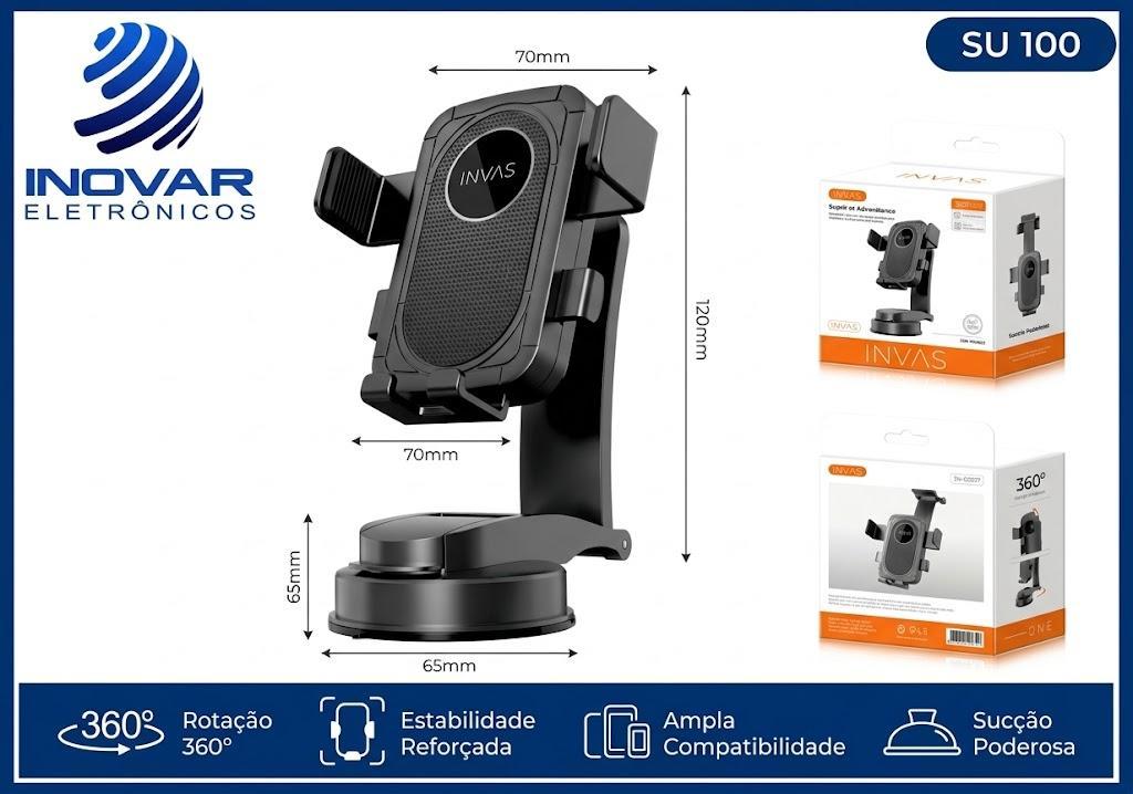 SU 100 SUPORTE DE CELULARA PARA CARRO MD-12535 12876 5942 IN-13377