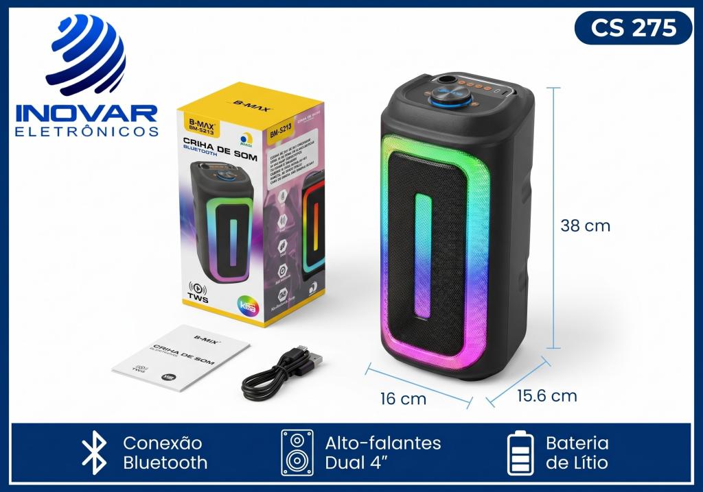 CS 275 CAIXA DE SOM GRANDE 40W KV-628 S213A