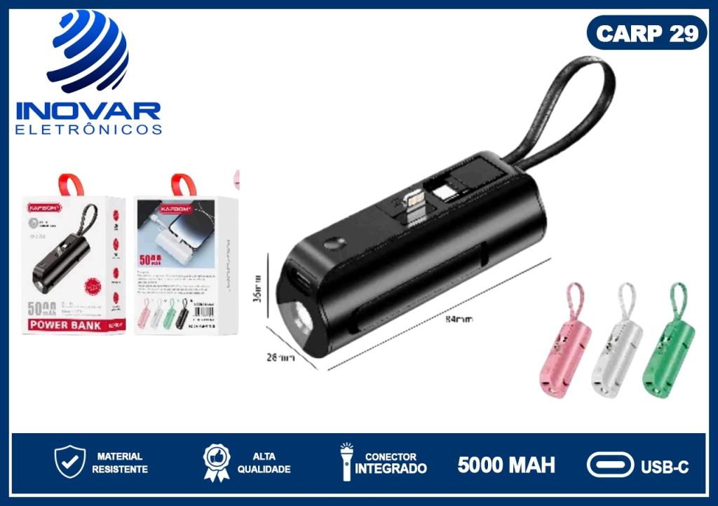 CARP 29 CARREGADOR PORTATIL MINI 5.000 mAh KA-9552 9788