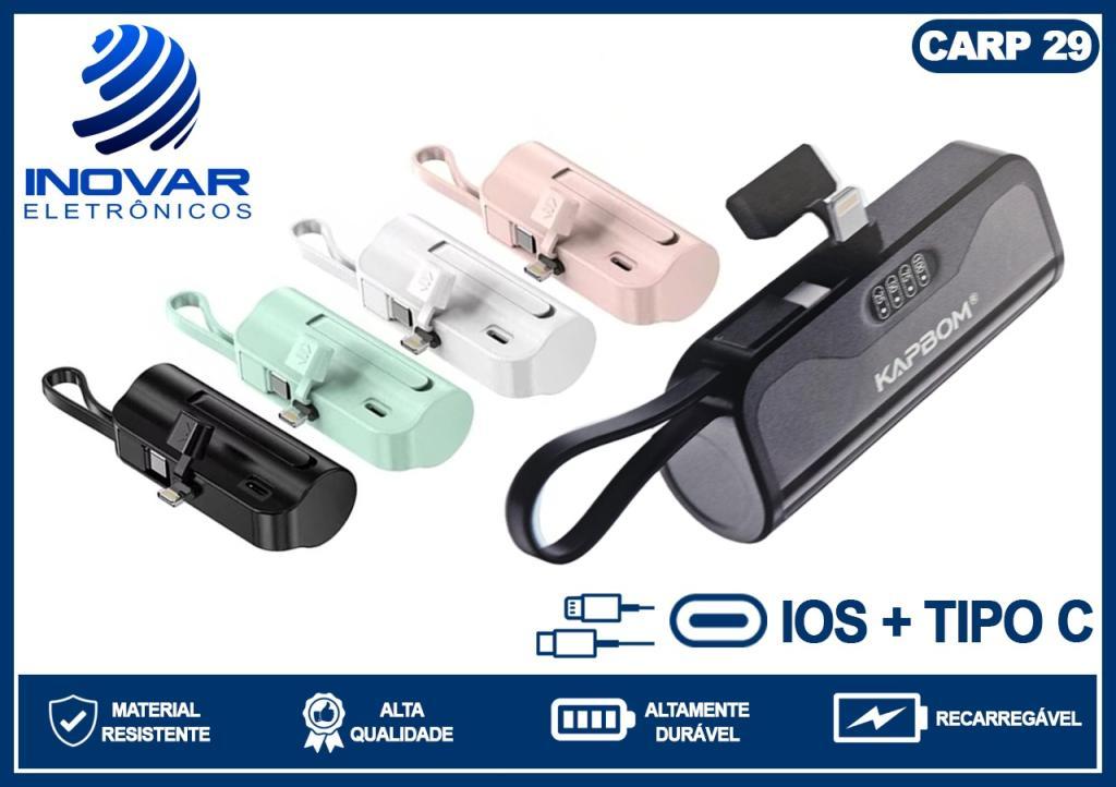 CARP 29 CARREGADOR PORTATIL MINI 5.000 mAh KA-9552 9788