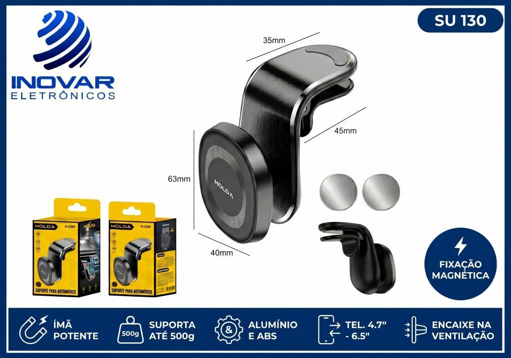 SU 130 SUPORTE VEICULAR PARA CELULAR MAGNETICO KA-C059 LE-086 H-C059