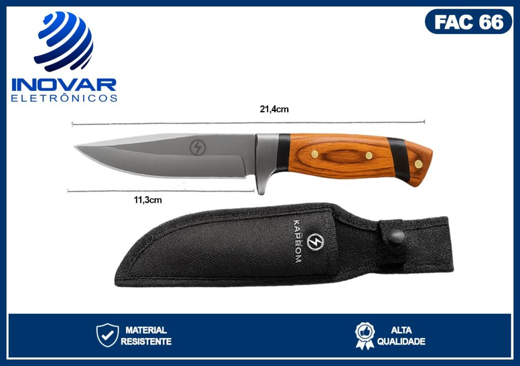 FAC 66 FACA INOX COM BAINHA KA-SA108