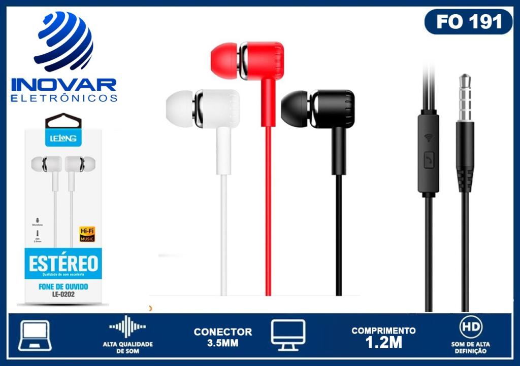 FO 191 FONE DE OUVIDO LELONG LE-0202