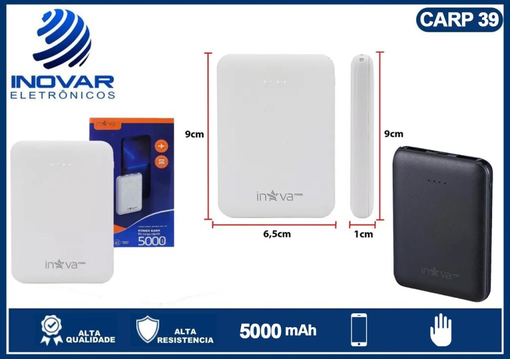 CARP 39 CARREGADOR PORTATIL 5.000 mAh KV-P202