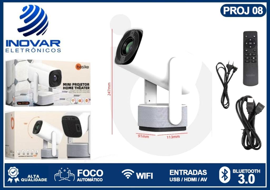 PROJ 08 PROJETOR 4K TOP DE LINHA BA-TY 130