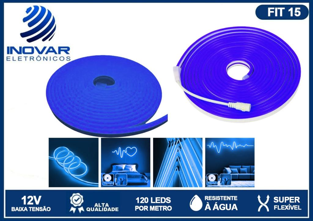 FIT 15 FITA DE LED NEON 5 METROS AZUL