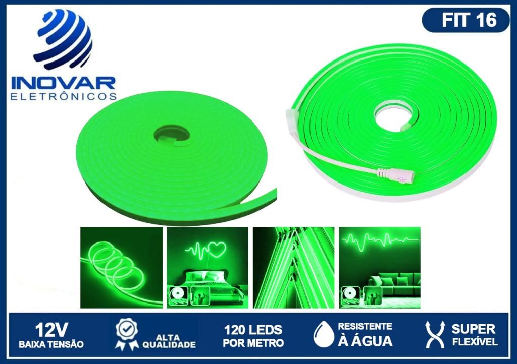 FIT 16 FITA DE LED NEON 5 METROS VERDE
