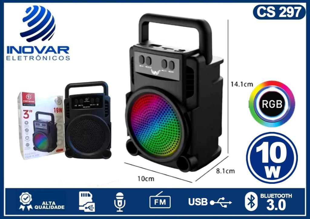 CS 297 CAIXA DE SOM BLUETOOTH KA-9101