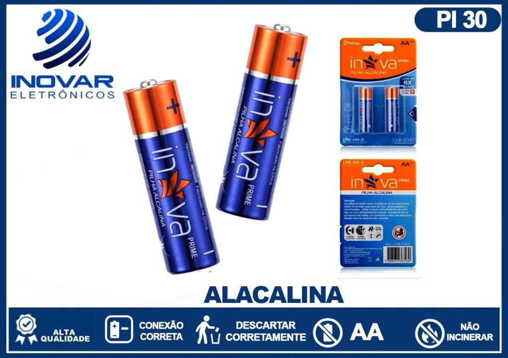 PI 30 BLISTER COM 2 PILHAS AA ALCALINA CELL-12157
