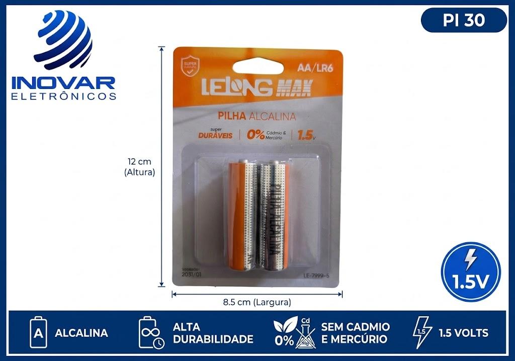 PI 30 BLISTER COM 2 PILHAS AA ALCALINA CELL-12157 LE-7999-5