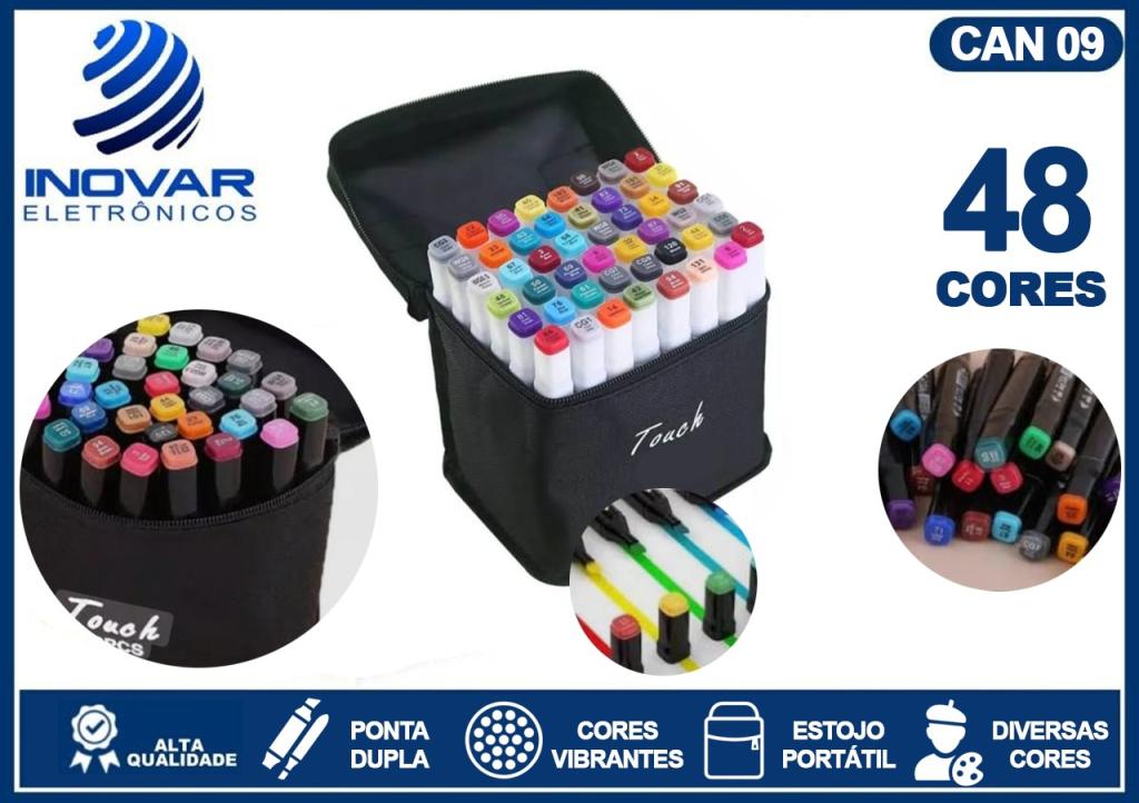 CAN 09 CONJUNTO DE CANETINHAS 48 PÇS
