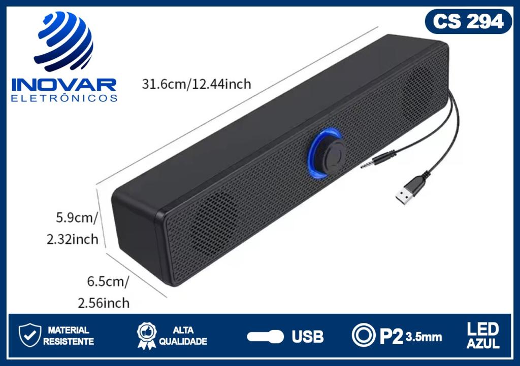 CS 294 CAIXA DE SOM SOUND BAR E-1002