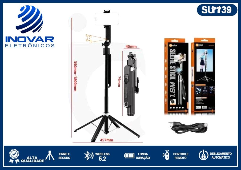 SU 139 SUPORTE TRIPE COM INTELIGENCIA ARTIFICIAL (rastreamento facial e gestos) BLUETOOTH BA-SPO 256