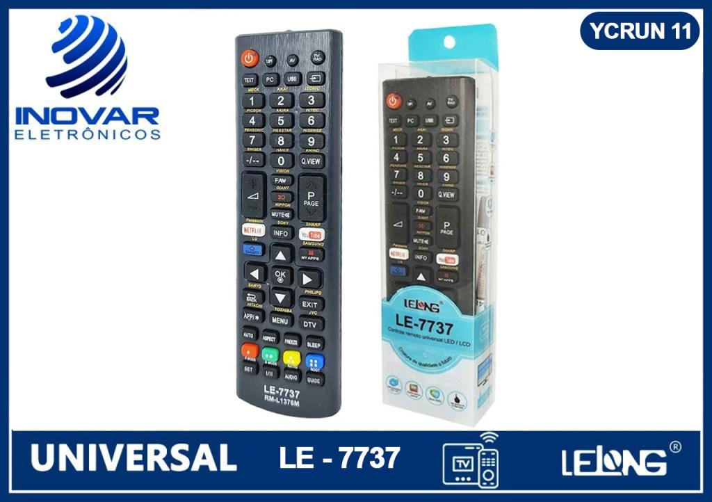 YCRUN 11 CONTROLE REMOTO UNIVERSAL LE-7737