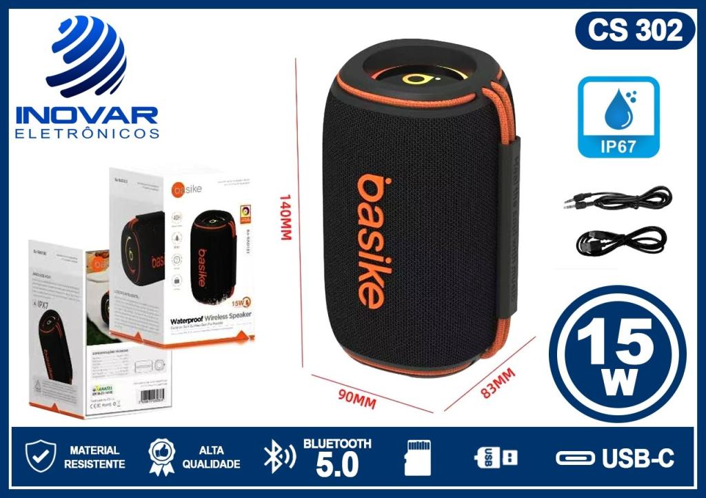 CS 302 CAIXA DE SOM BLUETOOTH 15W BA-RAD 183