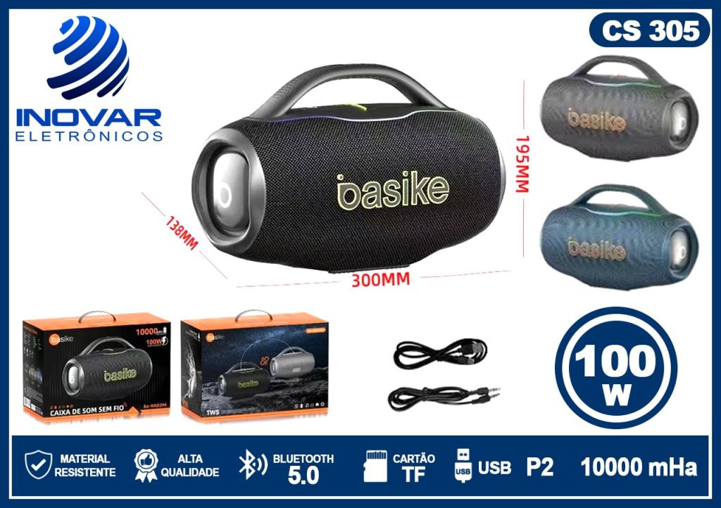CS 305 CAIXA DE SOM BLUETOOTH 100W BA-RAD 294