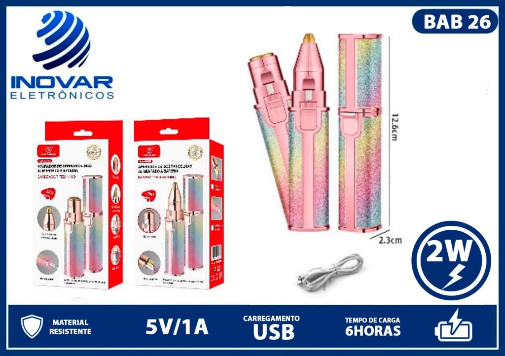 BAB 26 APARADOR DE SOMBRANCELHAS 2W 2 EM 1 KA-5855