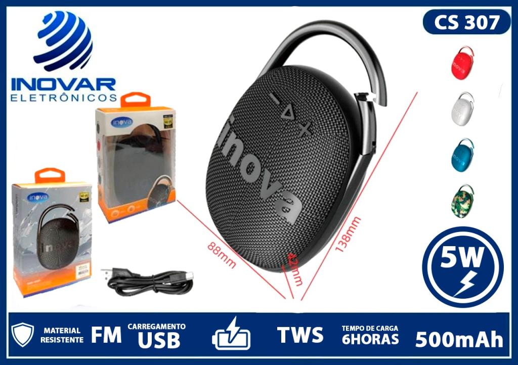 CS 307 CAIXA DE SOM BLUETOOTH CLIPE RAD-12107