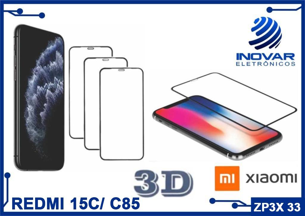 ZP3X 33 PELICULA 3D REDMI 15C/C85