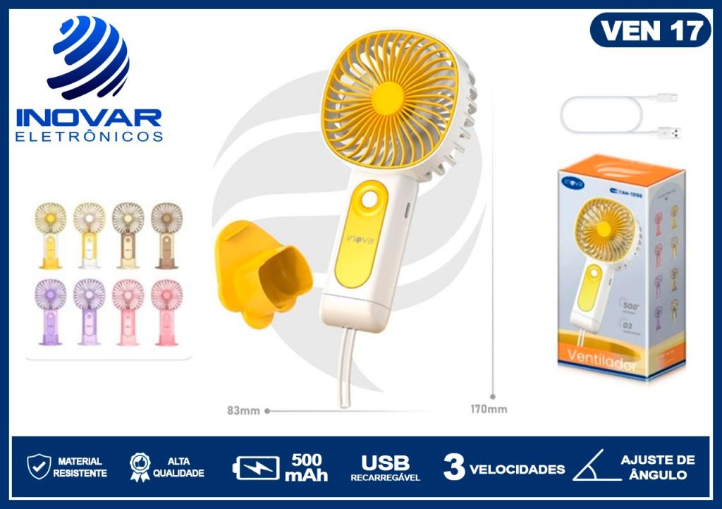VEN 17 VENTILADOR PORTATIL A BATERIA FAN-13158