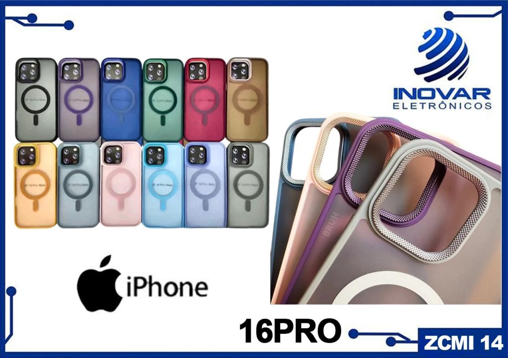 ZCMI 14 CAPA FOSCA COM MAGSAFE IPHONE 16 PRO