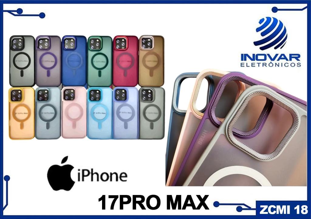 ZCMI 18 CAPA FOSCA COM MAGSAFE IPHONE 17 PRO MAX