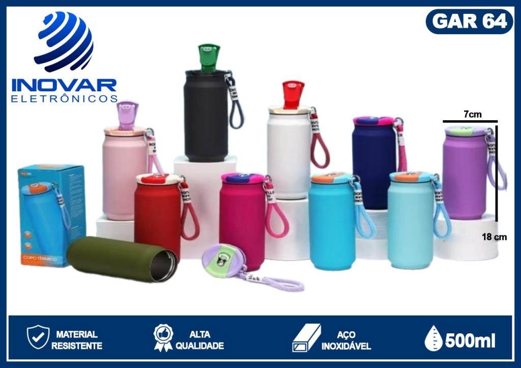 GAR 64 GARRAFA EM INOX 500 ML WU-483
