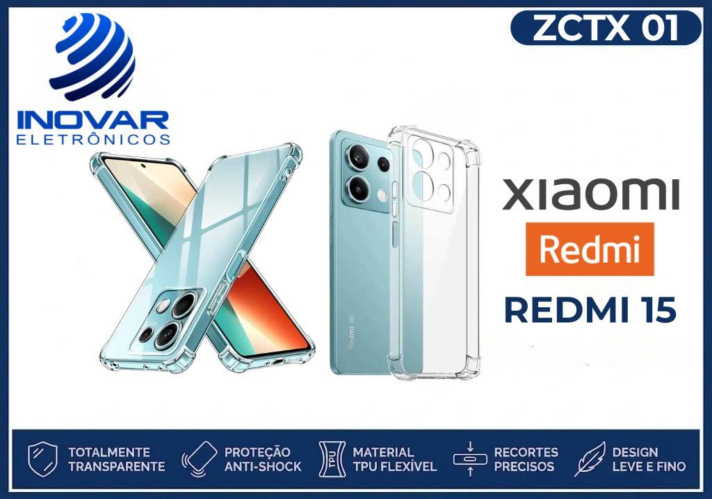 ZCTX 01 CAPA TPU ANTI IMPACTO XIAOMI REDMI 15