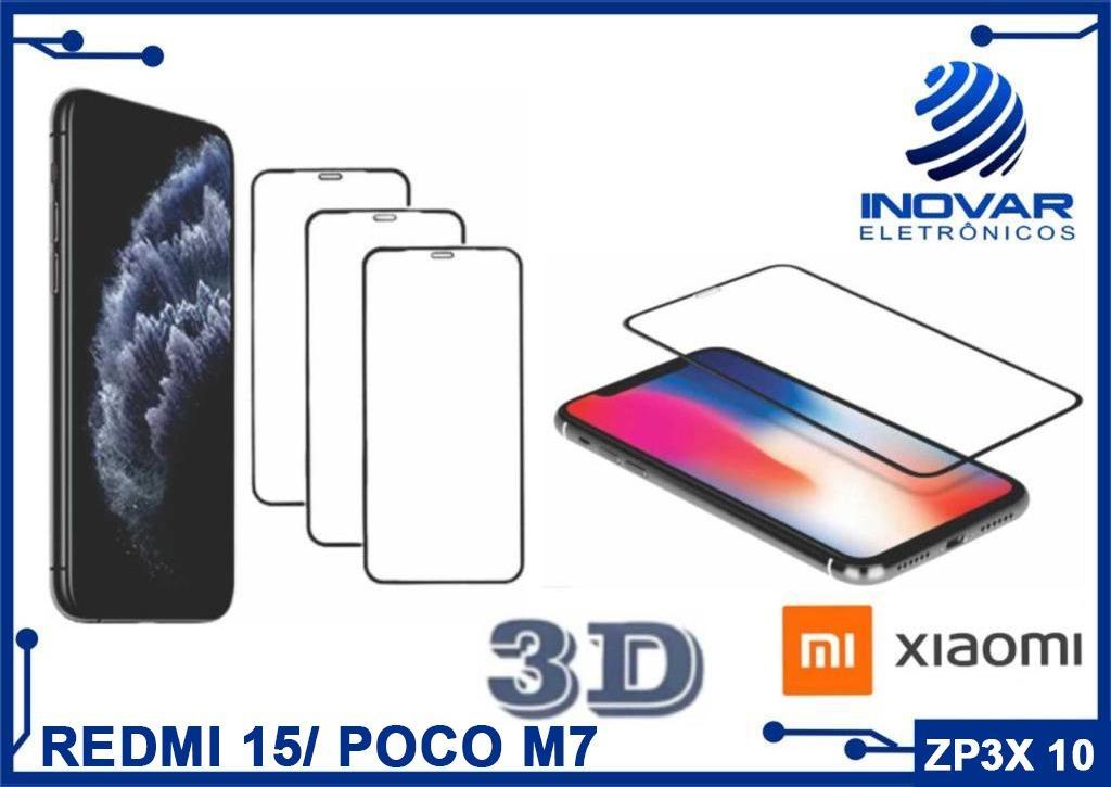 ZP3X 10 PELICULA 3D XIAOMI REDMI 15/ POCO M7