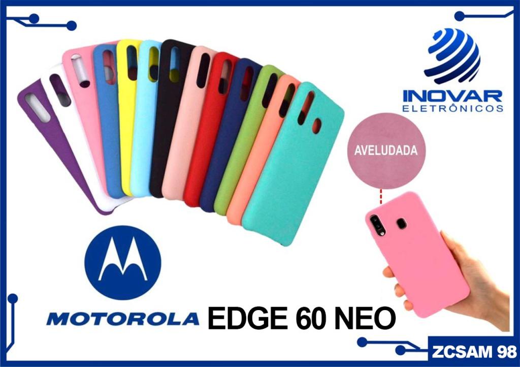 ZCSAM 98 CAPA SILICONE AVELUDADA (sem blister) MOTOROLA EDGE 60 NEO