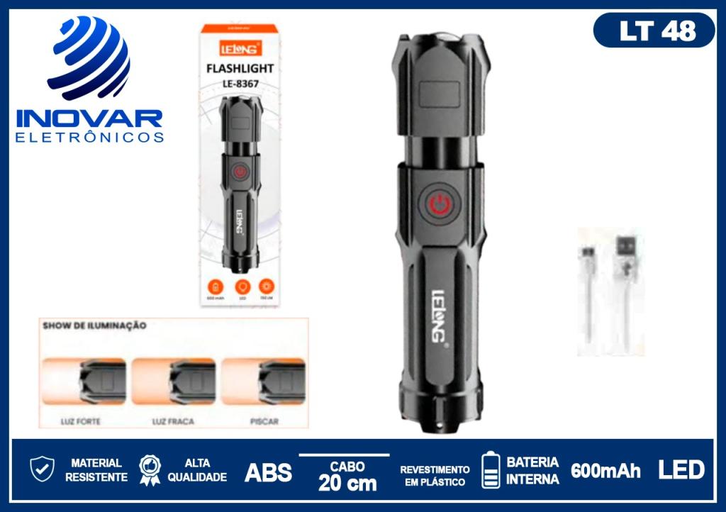 LT 48 LANTERNA RECARREGAVEL LUMINARIUM LE-8367